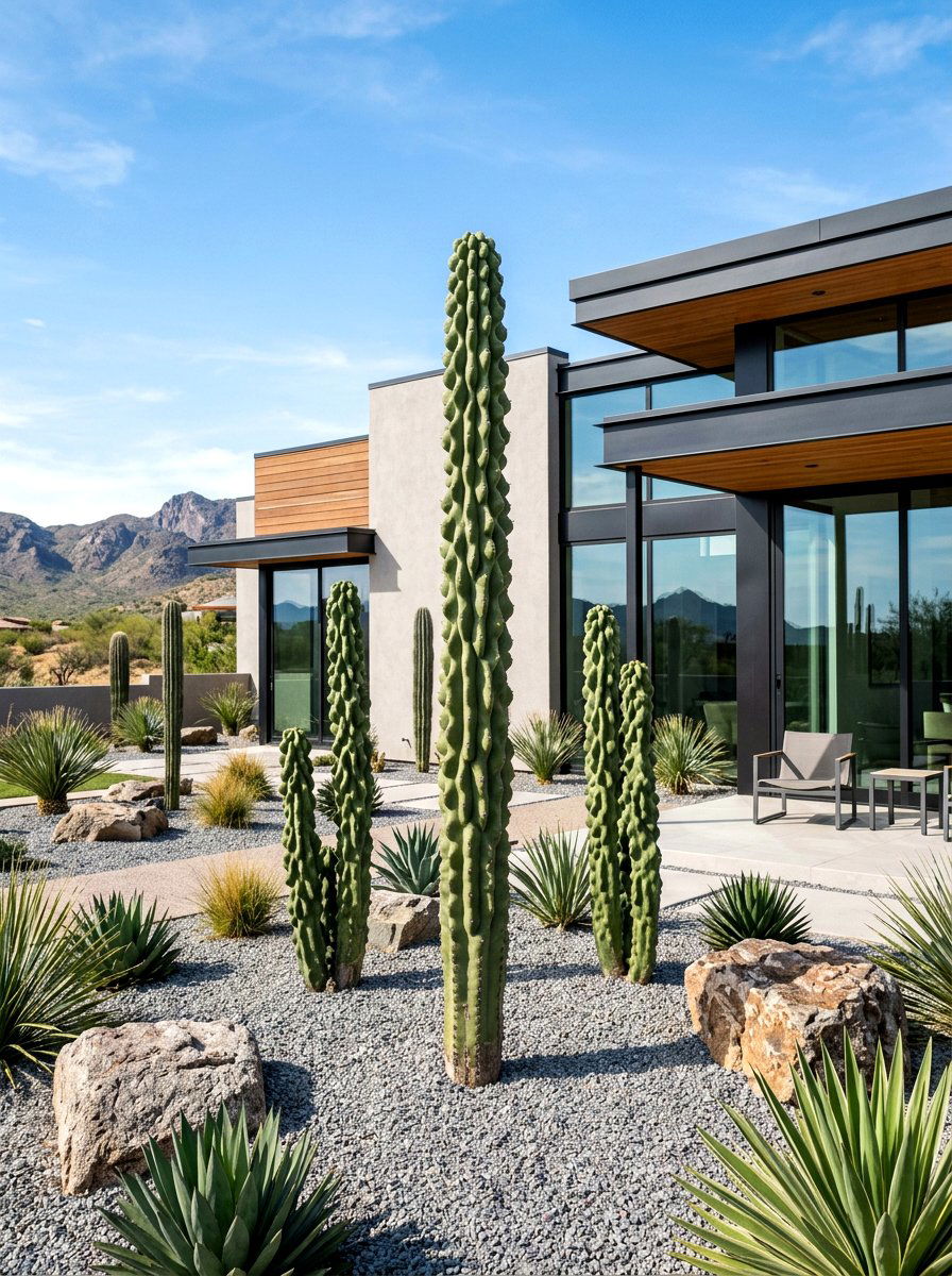 30 Cactus Front Yard Ideas for a Drought-Tough Desert Glow
