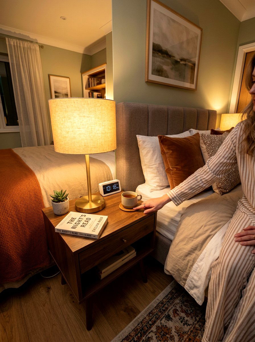 Touch control lamp - 30 circadian bedroom lighting ideas