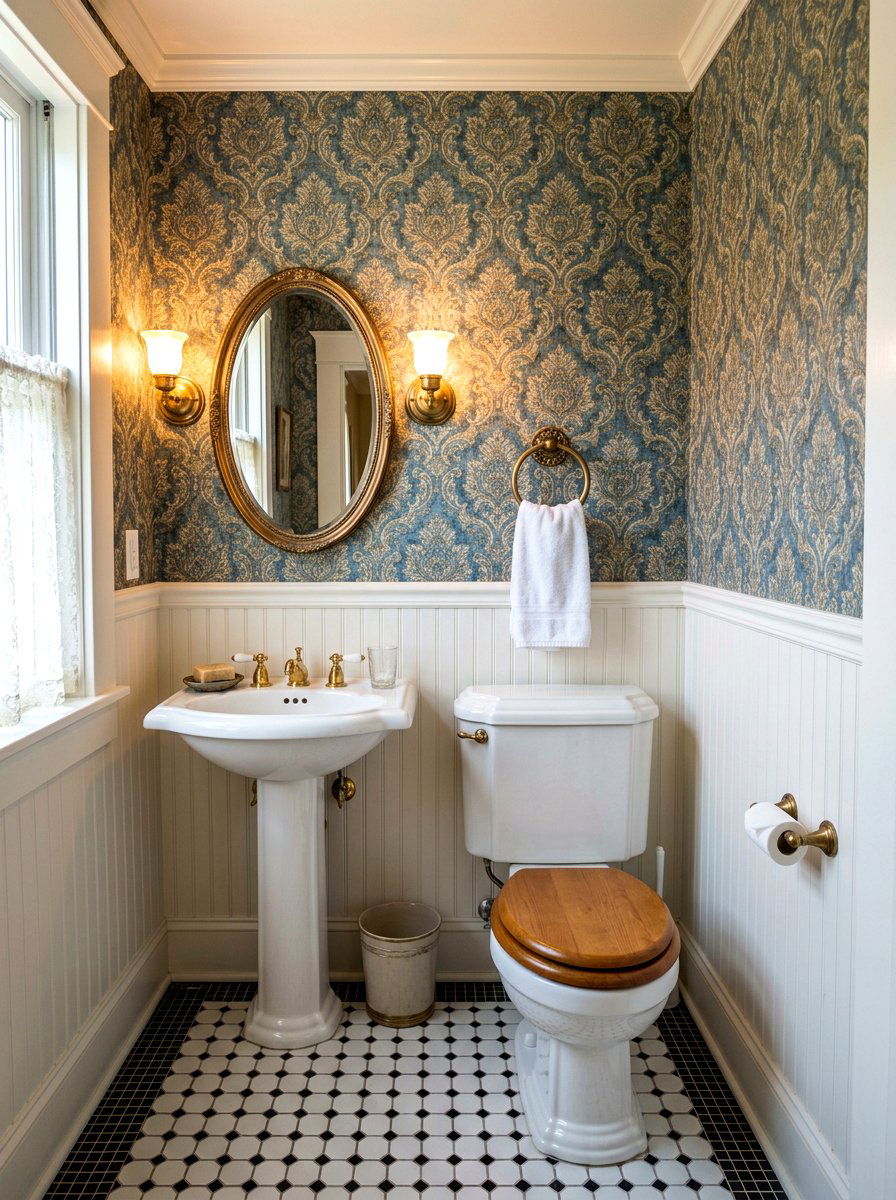 Towel ring above bathroom toilet tank - 30 towel ring placement ideas