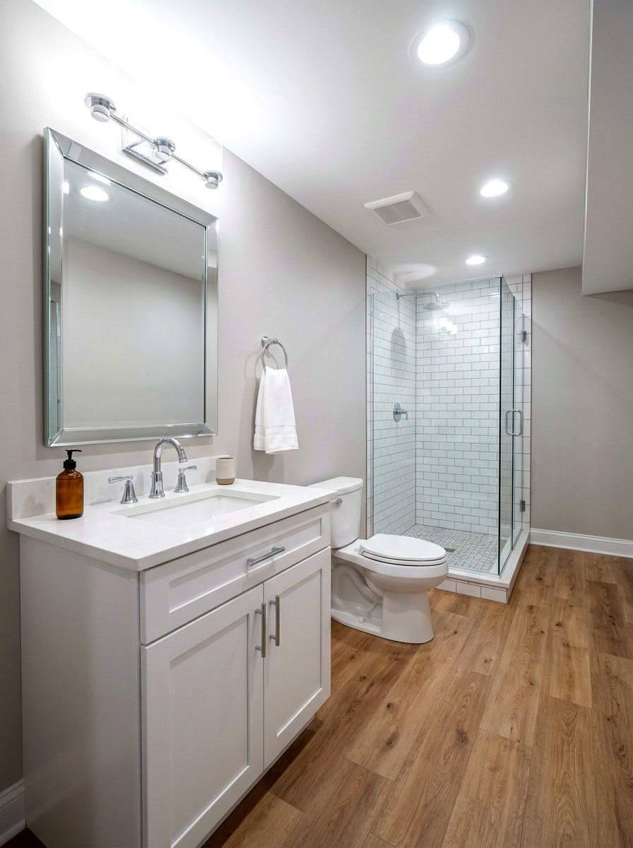 Towel ring for basement bathroom remodel - 30 towel ring placement ideas