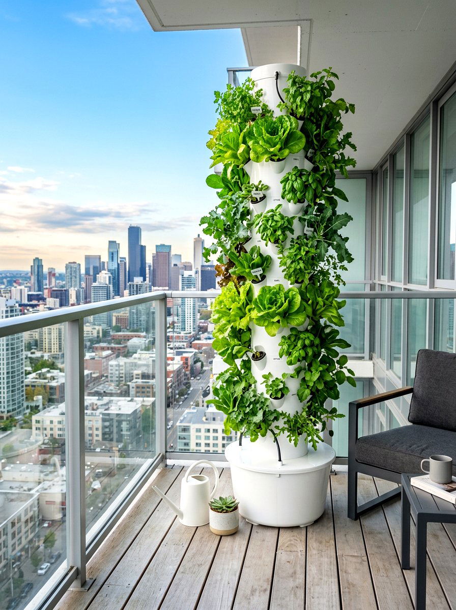 Tower Vegetable Garden - 30 year round vegetable garden ideas