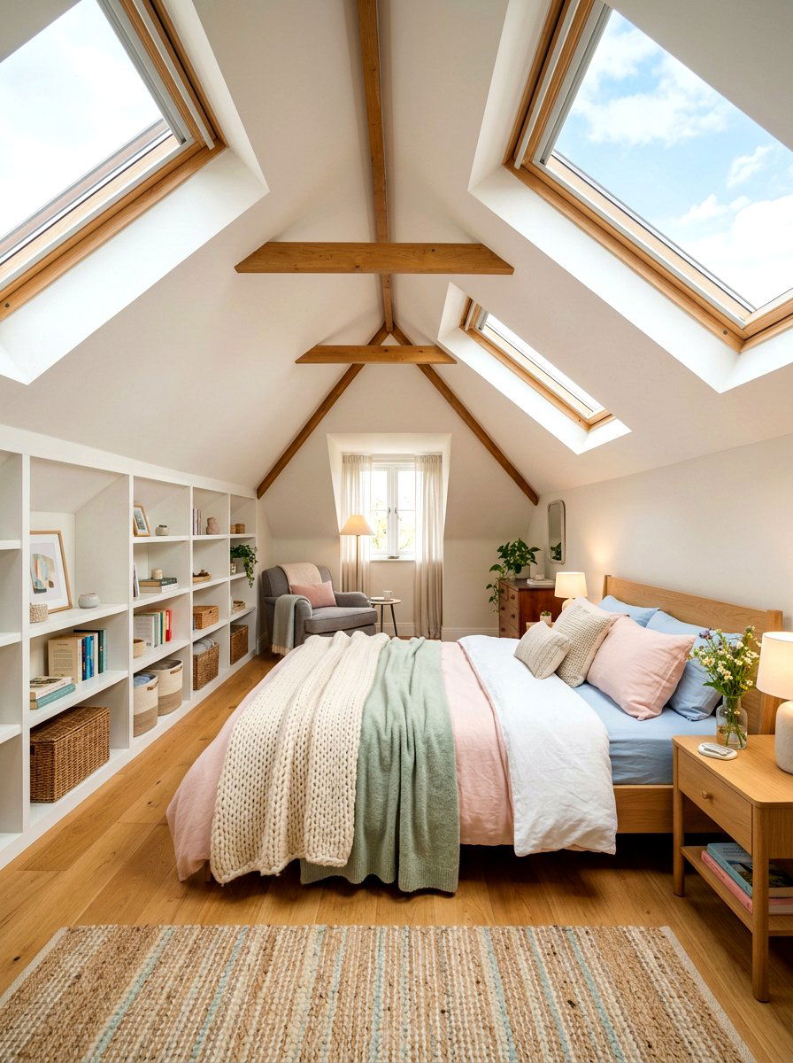 Townhouse Attic Bedroom - 30 townhouse style bedroom ideas