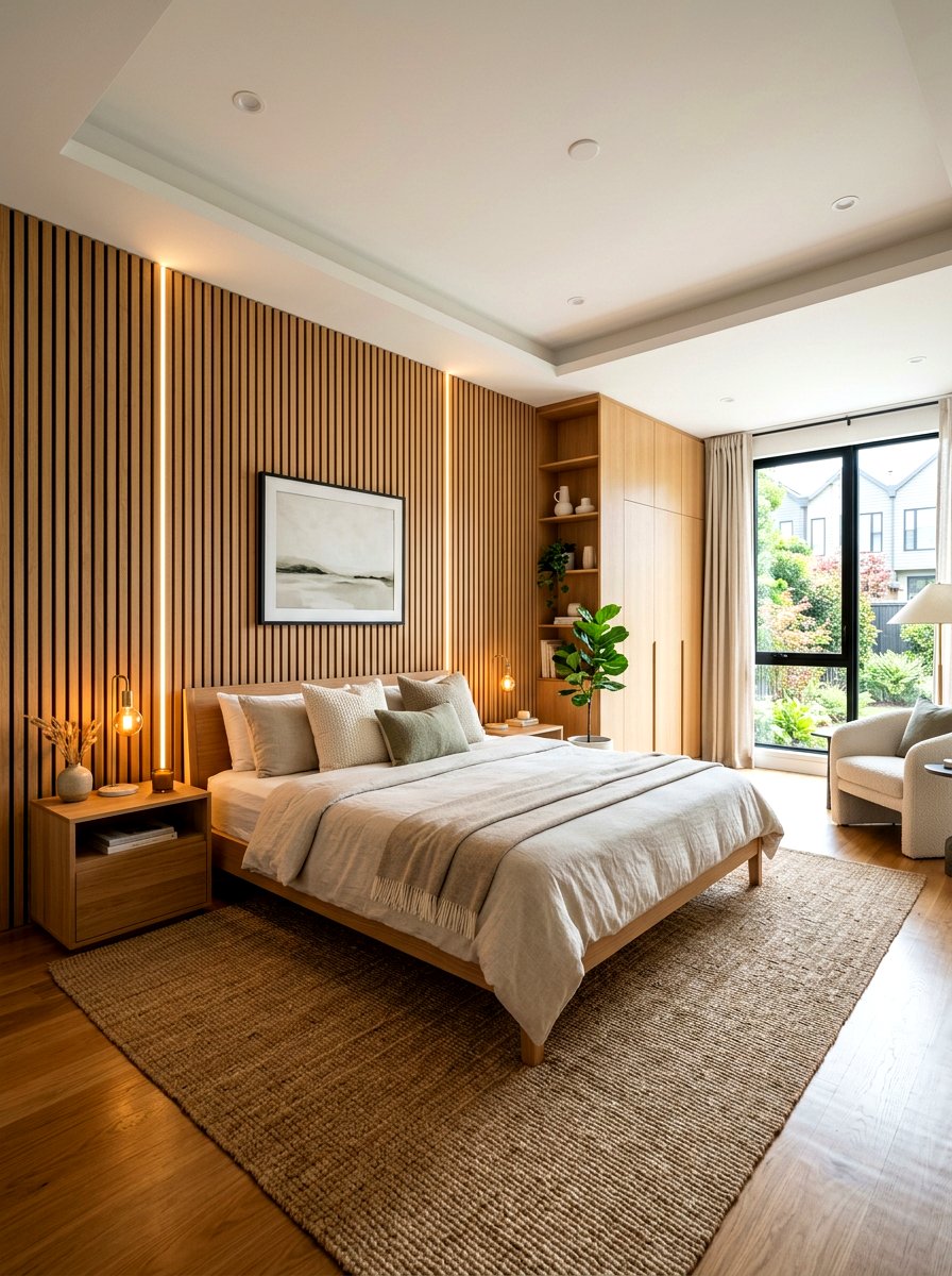 Townhouse Bedroom Wood Panel - 30 townhouse style bedroom ideas