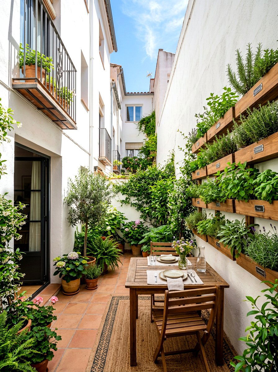 Townhouse courtyard - 30 enclosed courtyard ideas