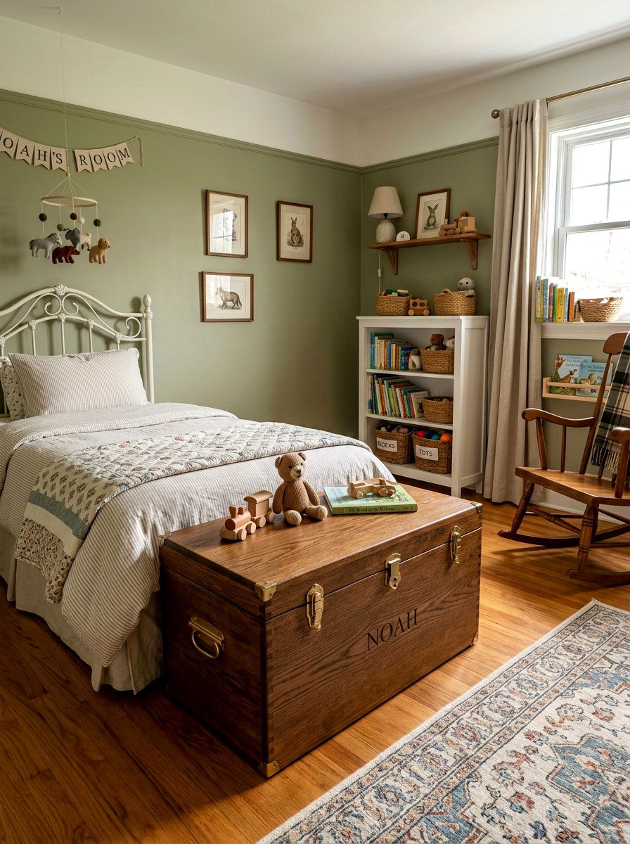Toy Chest Trunk - 30 toy storage ideas