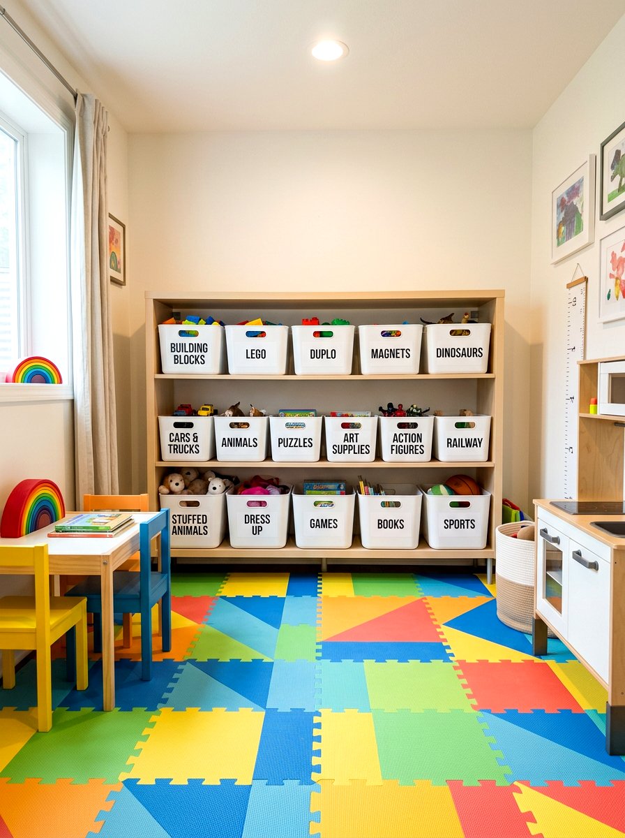 Toy Storage Bin - 30 basement storage ideas