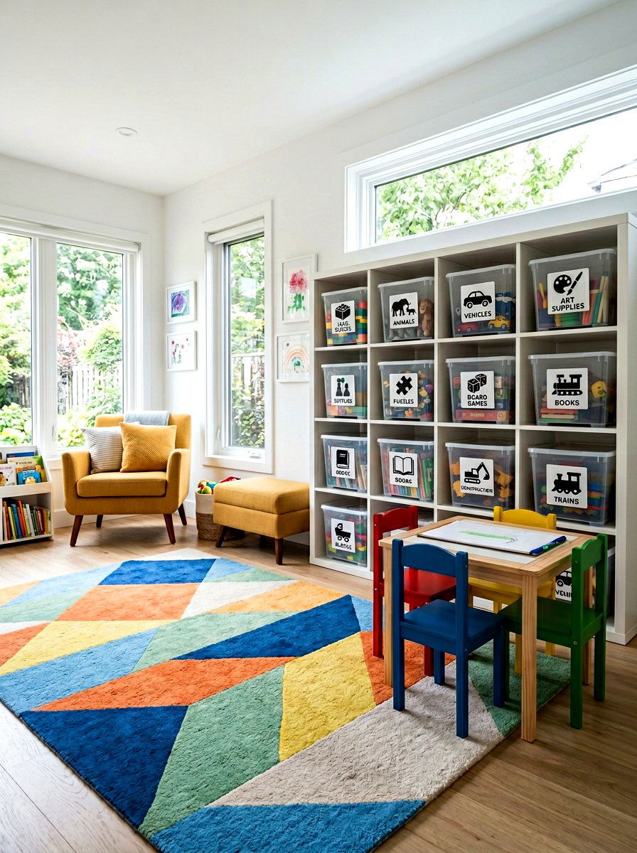 Toy bin labels - 30 label organization ideas