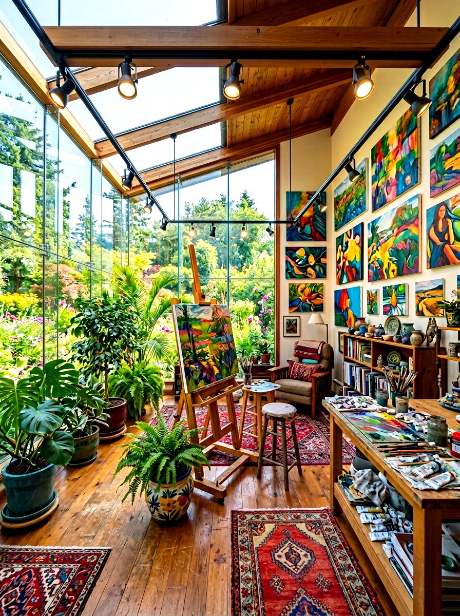 Track Lighting System - 30 sunroom lighting ideas