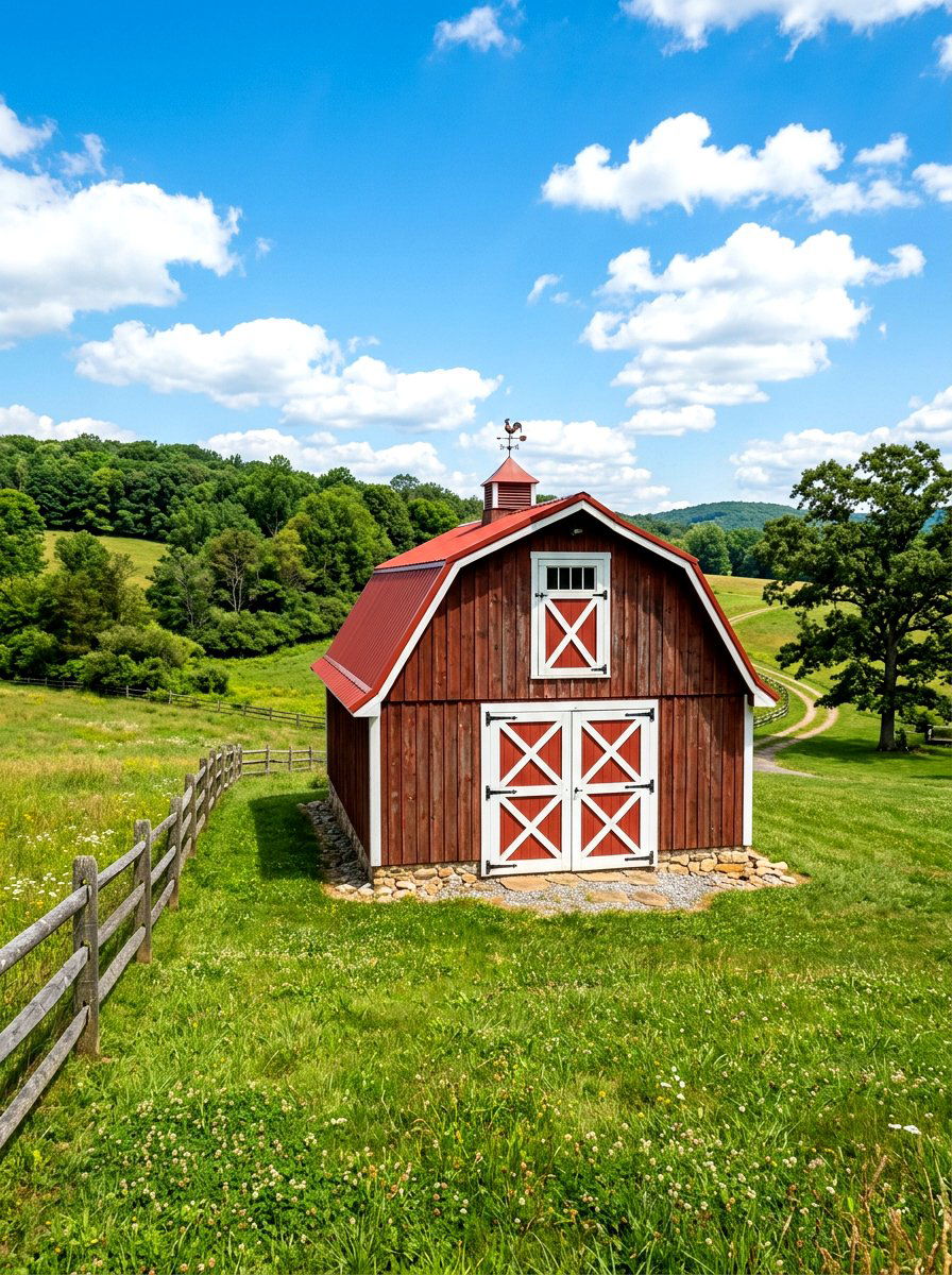 Traditional Barn Shed - 30 garden shed ideas