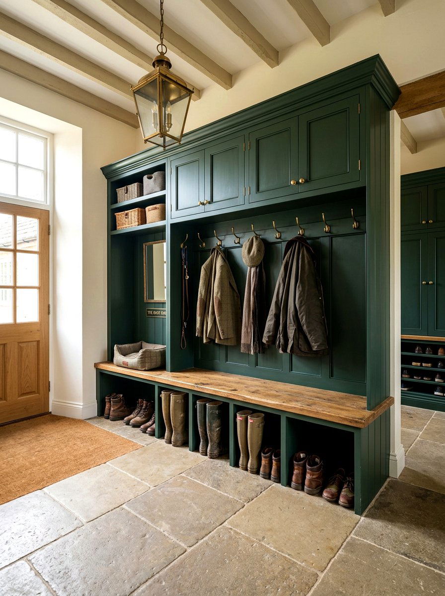 Traditional Boot Room - 30 English mudroom ideas