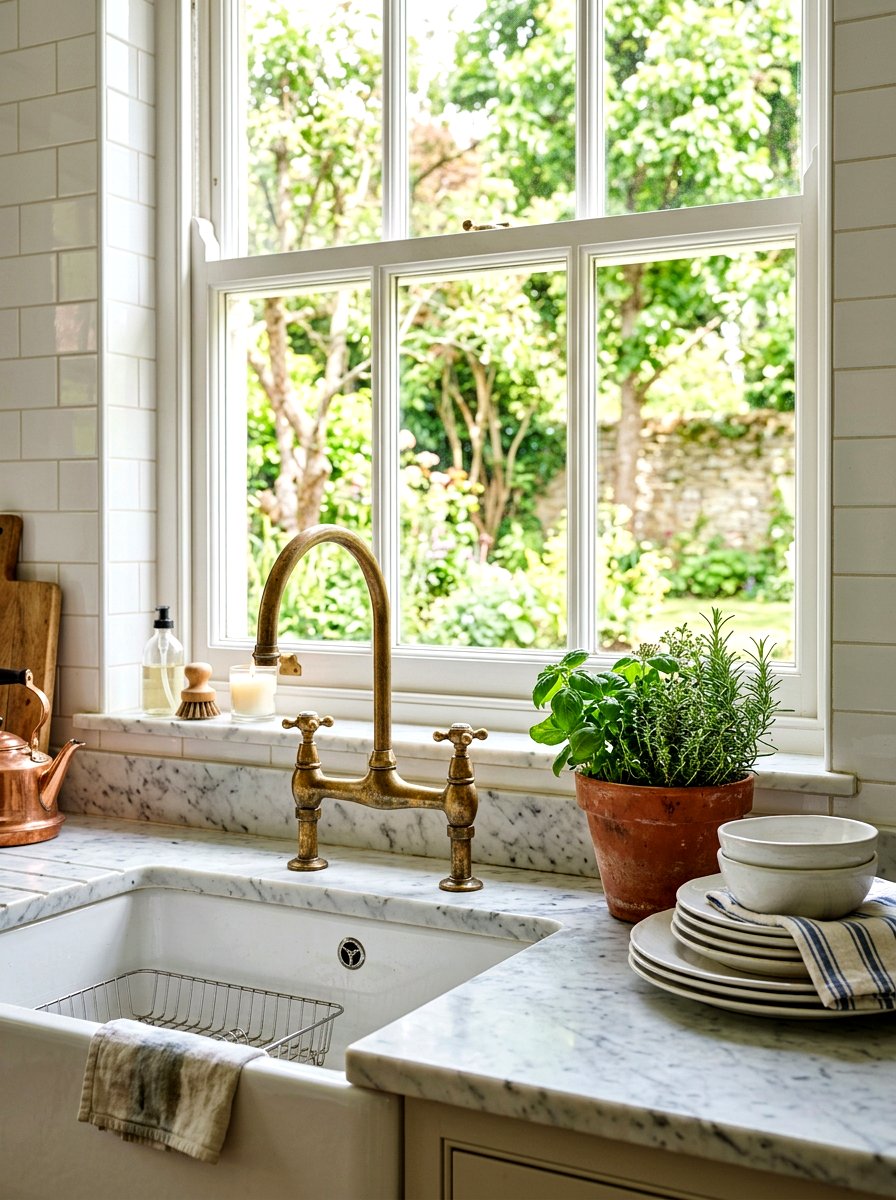 Traditional Bridge Faucet - 30 Nancy Meyers kitchen ideas