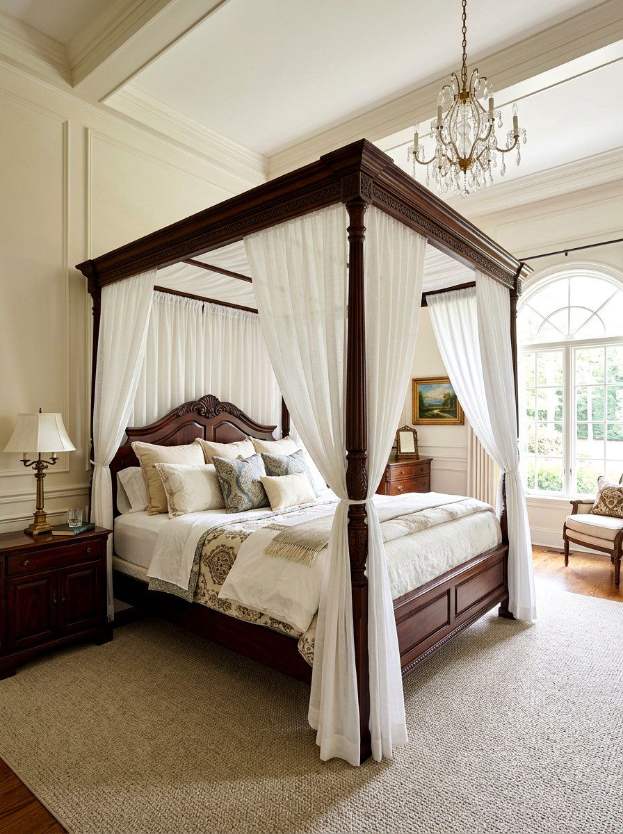 Traditional Canopy Bed - 30 traditional bedroom ideas