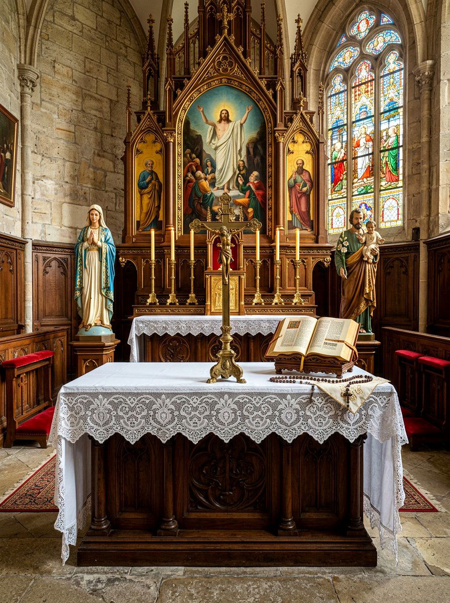 Traditional Catholic Altar - 30 prayer corner ideas