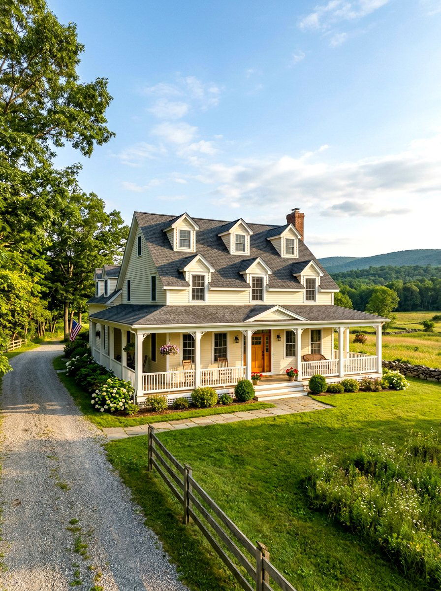 Traditional Country Farmhouse - 30 farmhouse exterior ideas
