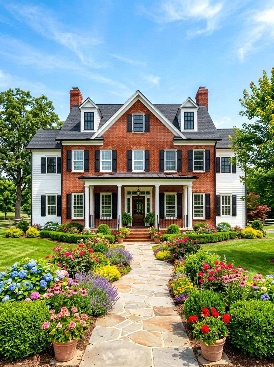 Traditional Country House - 30 country house exterior ideas