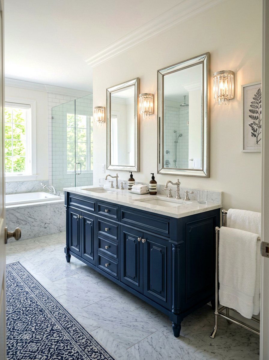 Traditional Double Vanity - 30 bathroom sink ideas