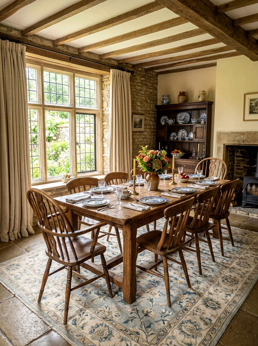 Traditional English Country Dining Room - 30 English dining room ideas