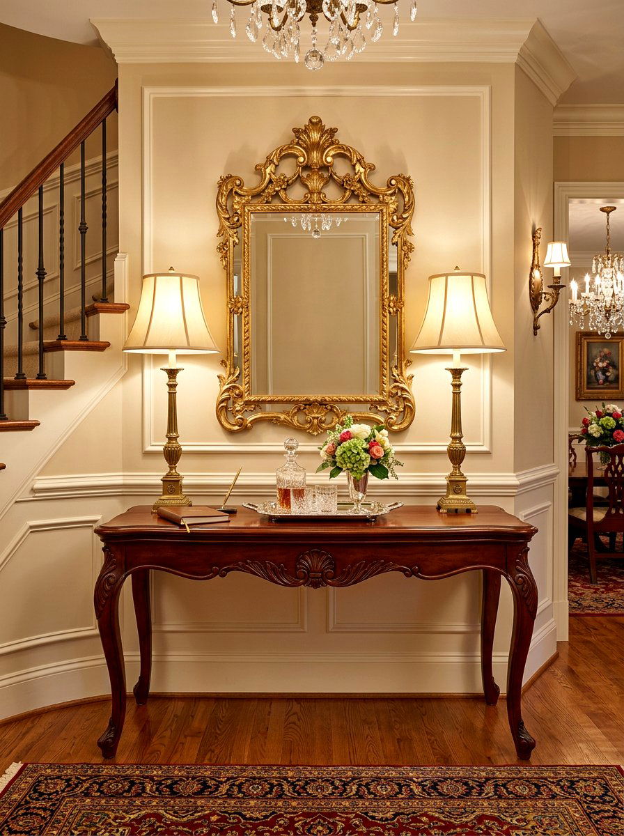 Traditional Entry Table - 30 everyday entry table decor ideas
