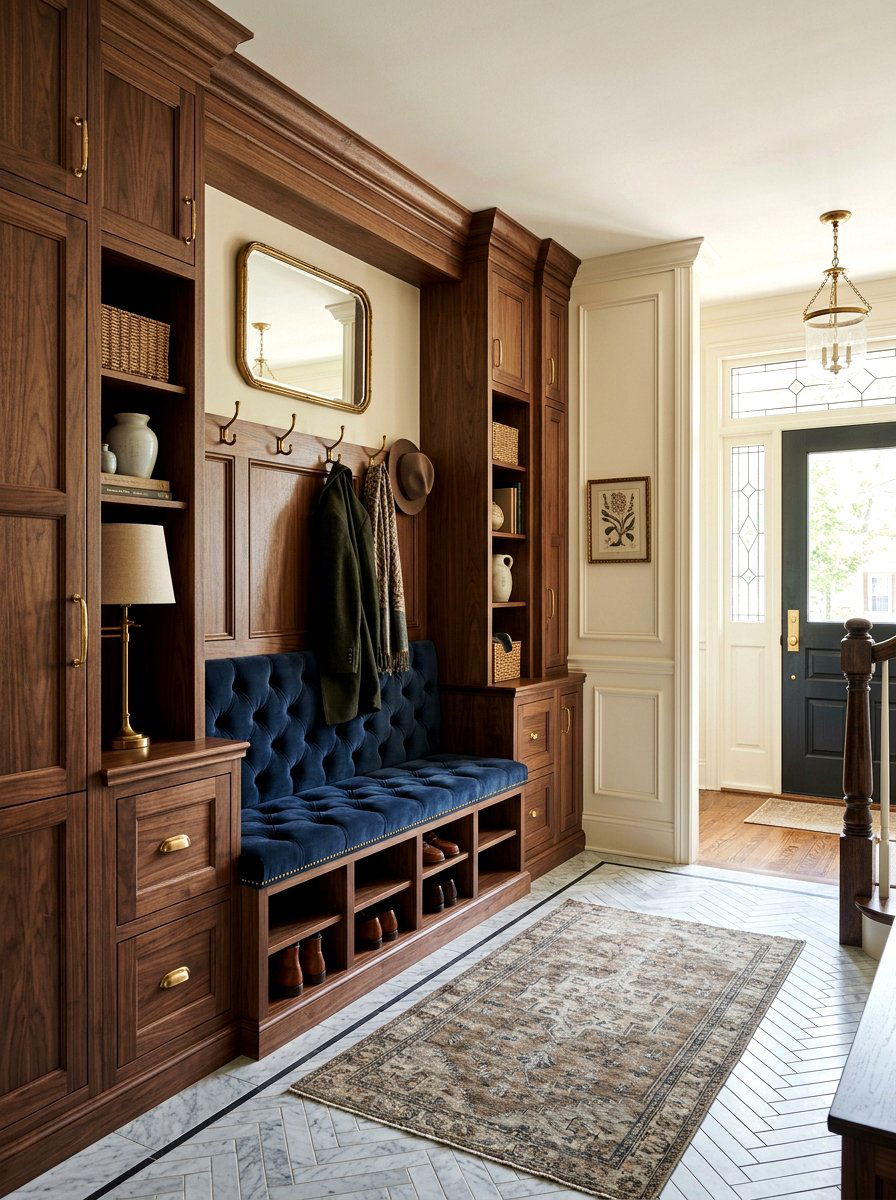 Traditional Entryway Mudroom - 30 entry closet mudroom ideas