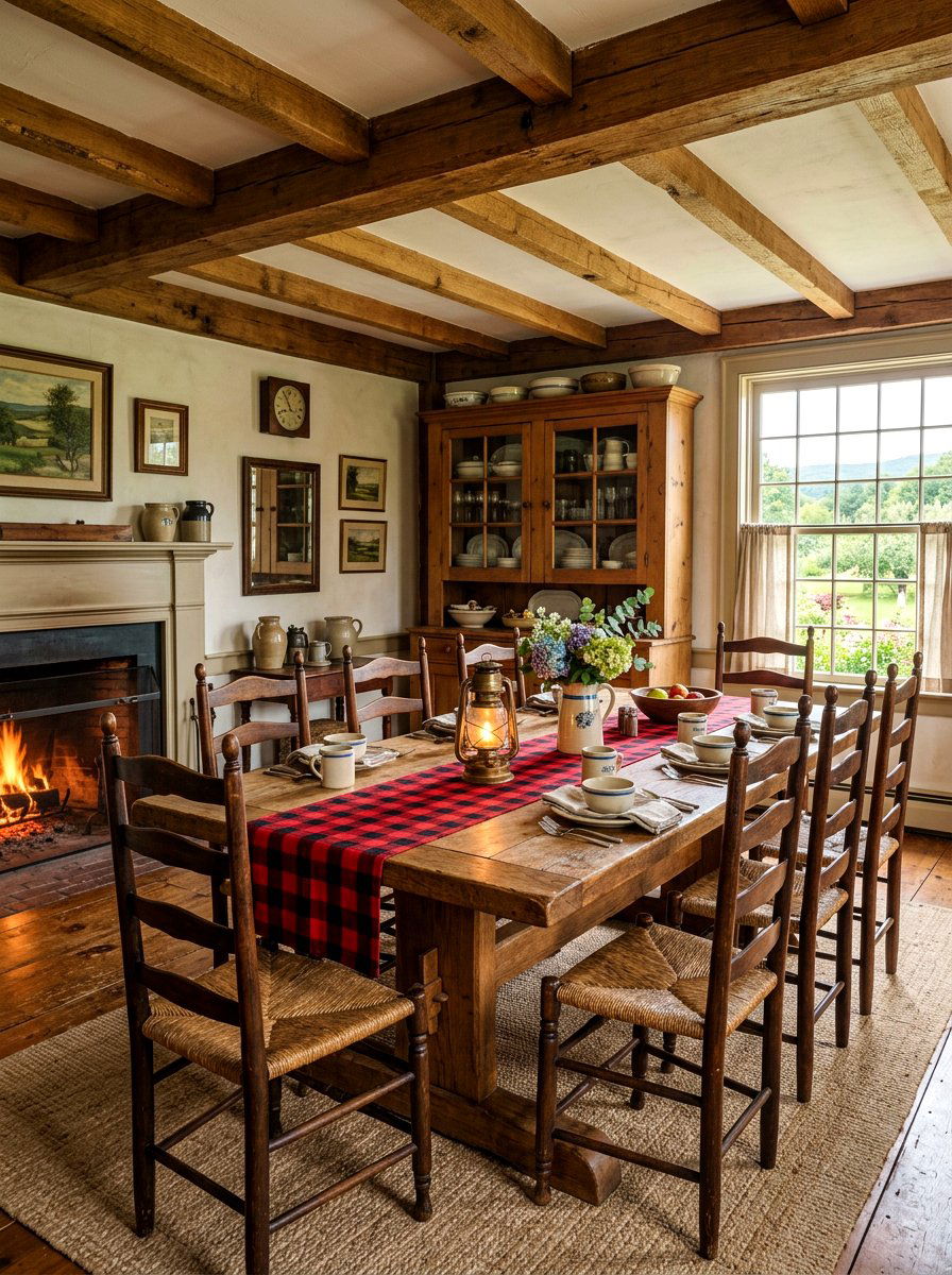 Traditional Farmhouse Dining Room - 30 farmhouse dining room ideas