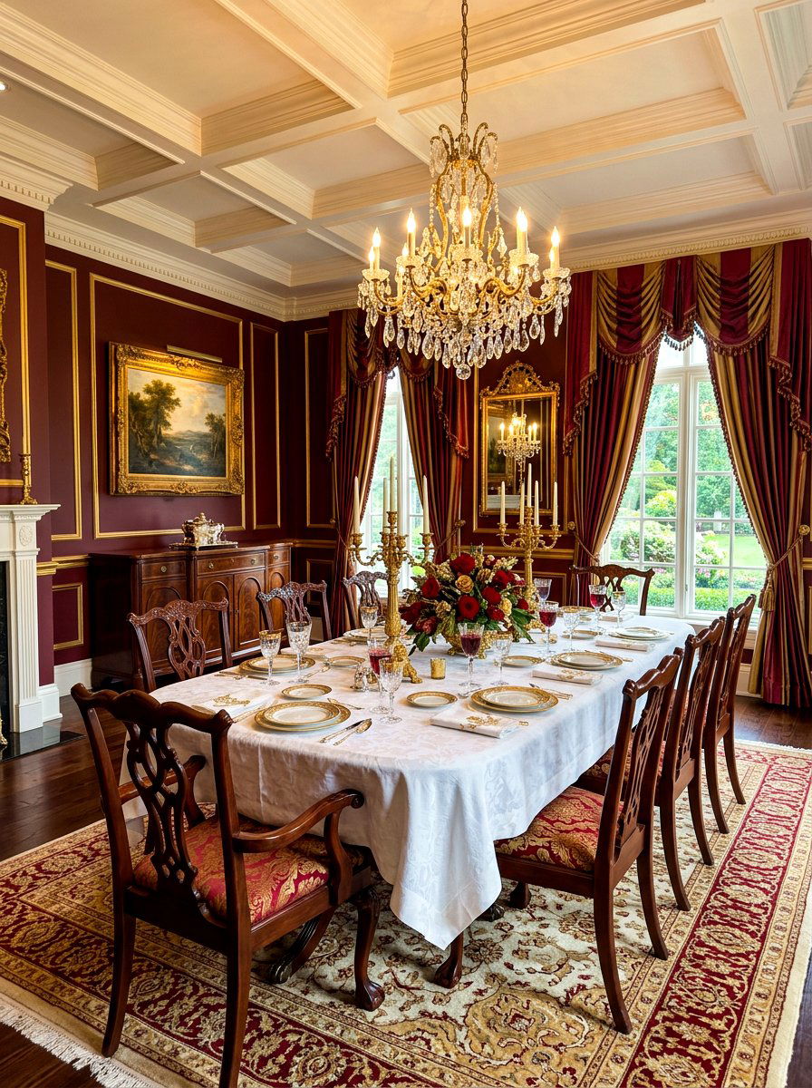 Traditional Formal Dining Room - 30 Thanksgiving hosting room ideas