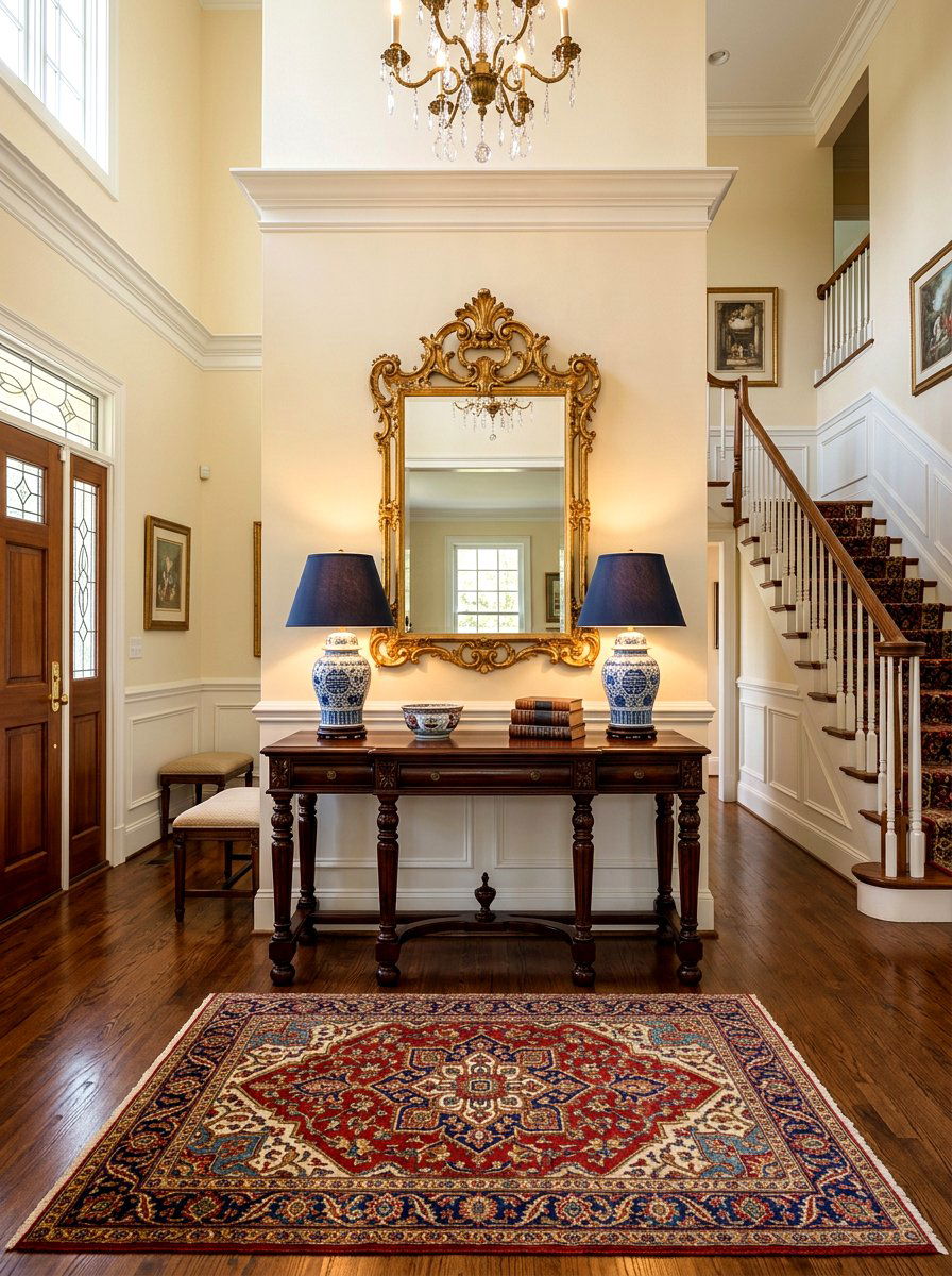 Traditional Foyer Console - 30 classic entryway ideas