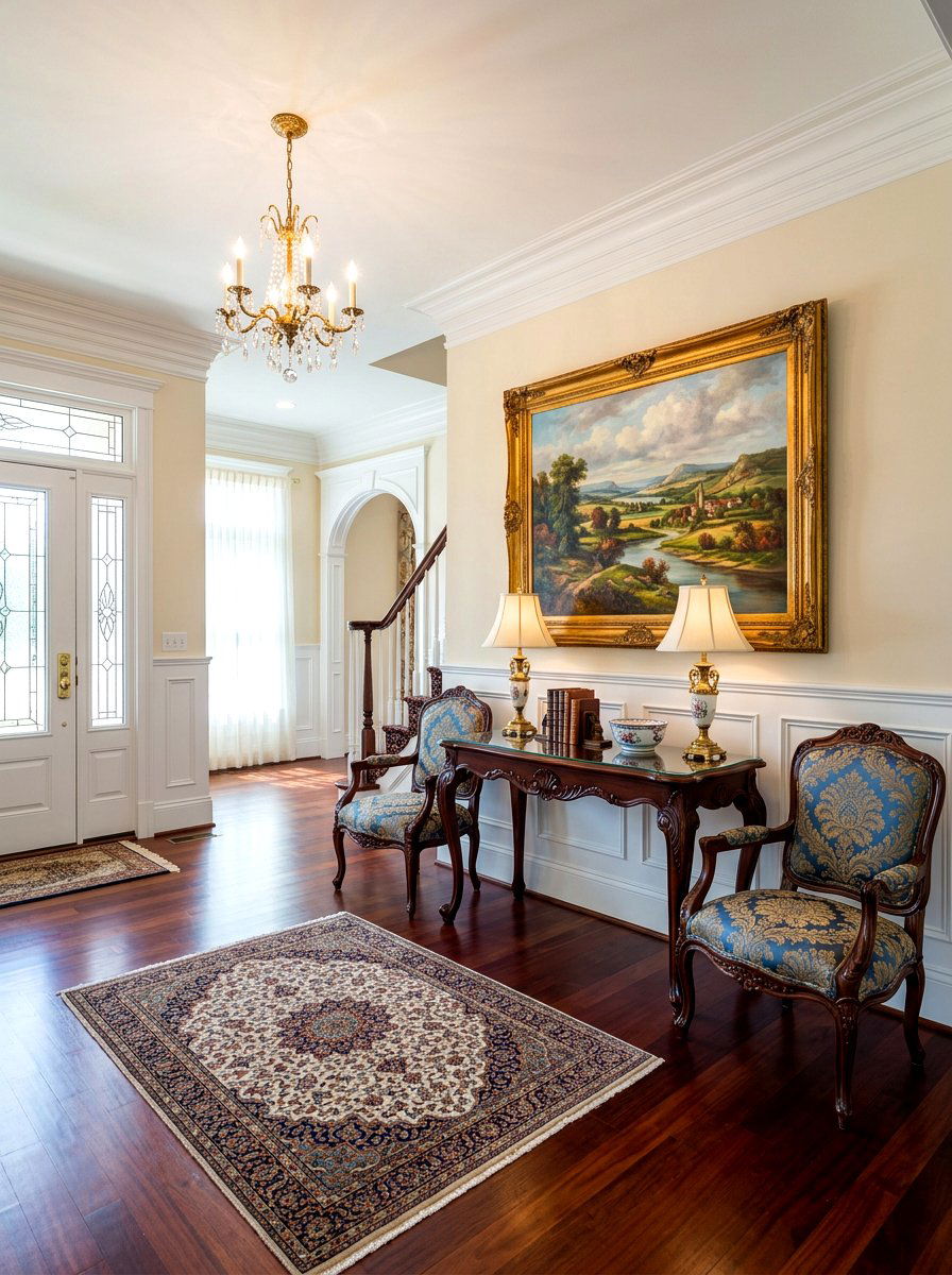 Traditional Foyer Layout - 30 foyer ideas
