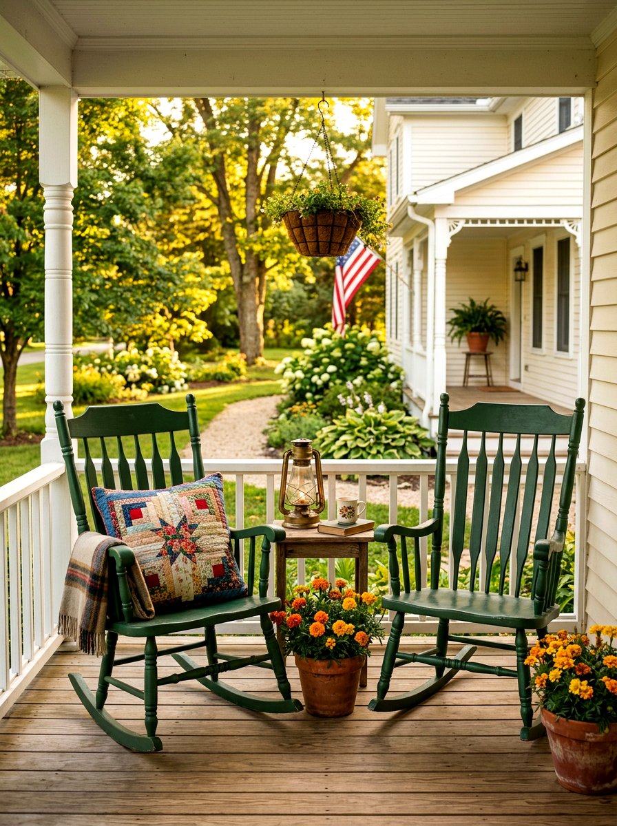 Traditional Front Porch Rocker - 30 rocking chair porch styling ideas