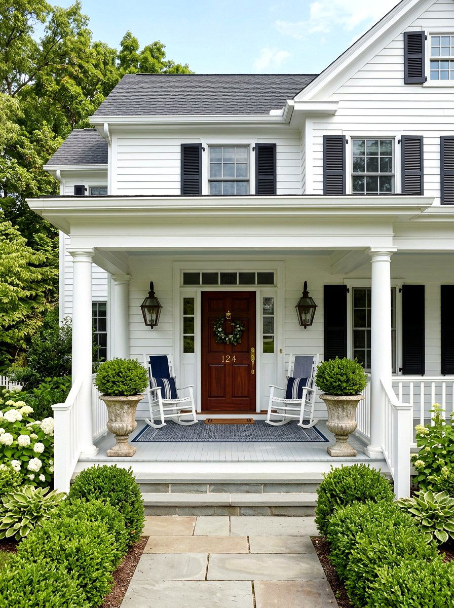 Traditional Front Porch Style - 30 charming front porch ideas aesthetic