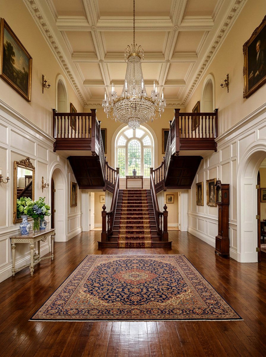Traditional Grand Entrance Hall - 30 double height foyer ideas