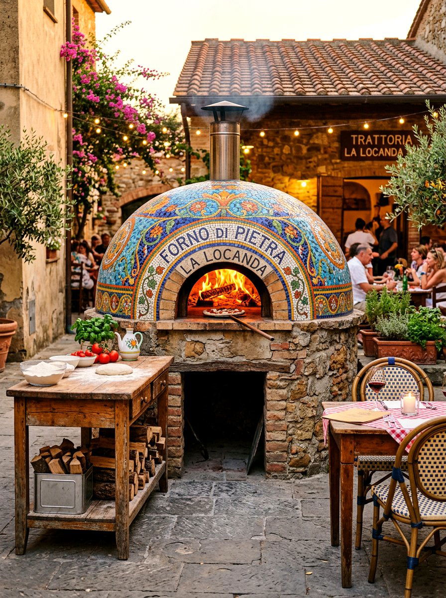 Traditional Italian Pizza Oven - 30 pizza oven patio design ideas