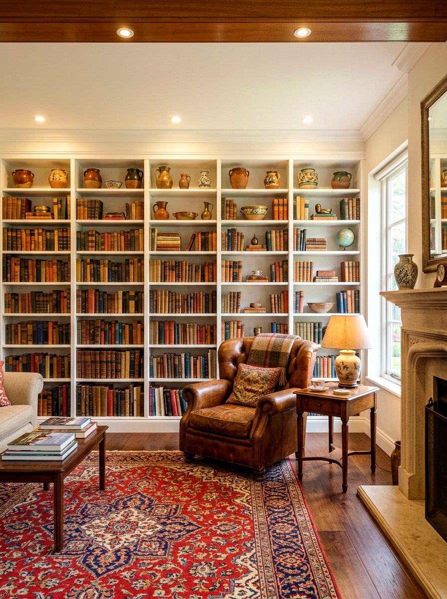 Traditional Living Room Built In Bookshelves - 30 collected traditional living room ideas