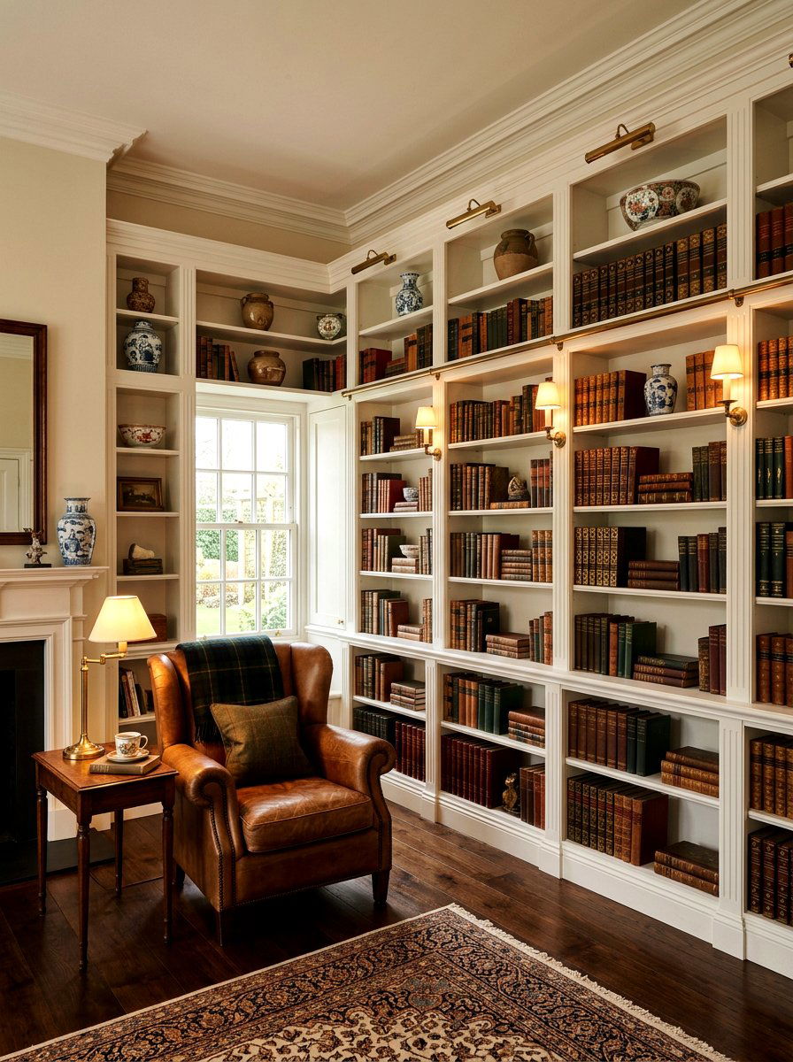 Traditional Living Room Built In Shelves - 30 layered traditional living room ideas