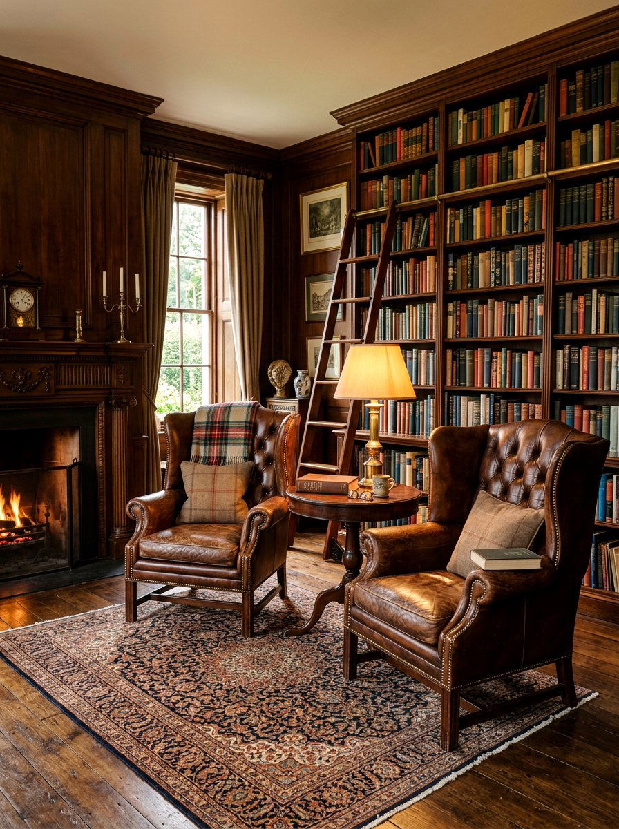 Traditional Living Room Leather Chairs - 30 collected traditional living room ideas
