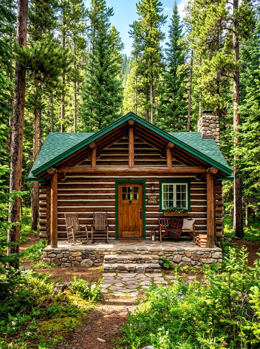 Traditional Log Cabin Facade - 30 chalet exterior ideas