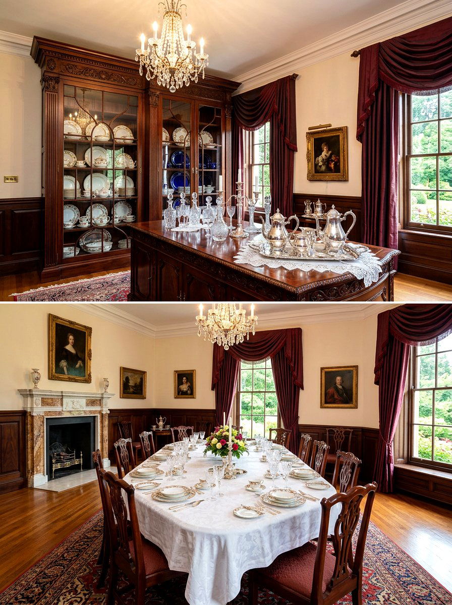 Traditional Mahogany China Hutch - 30 china hutch styling ideas