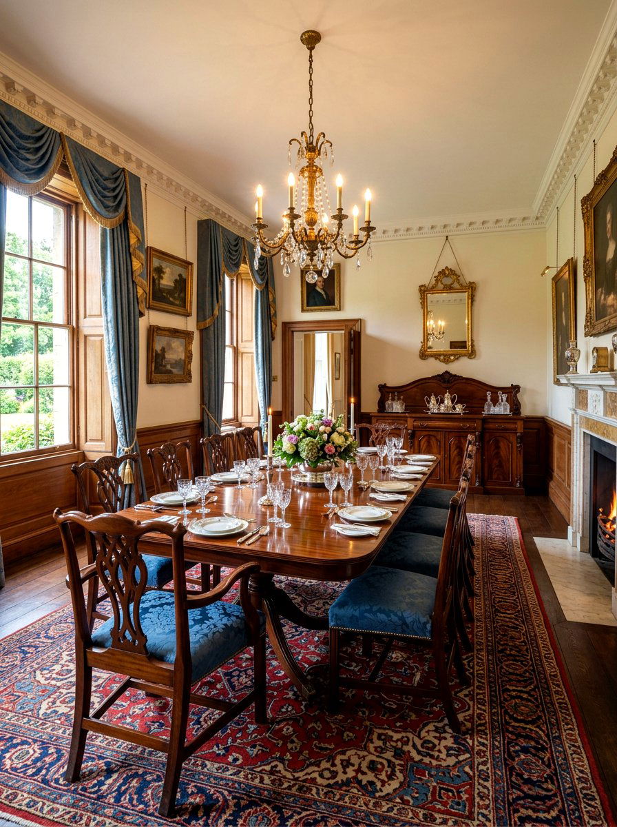 Traditional Mahogany Dining - 30 formal dining room ideas