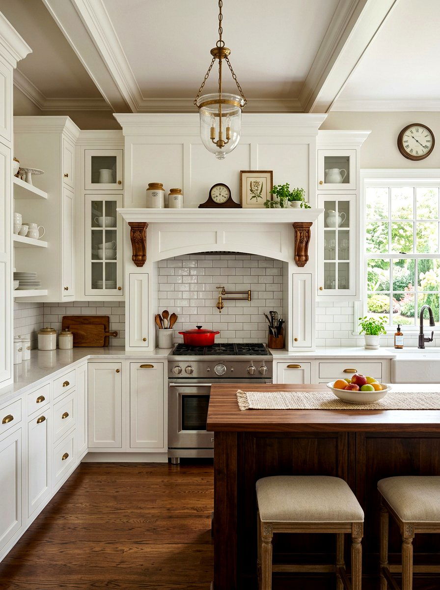 Traditional Mantle Range Hood - 30 range hood design ideas