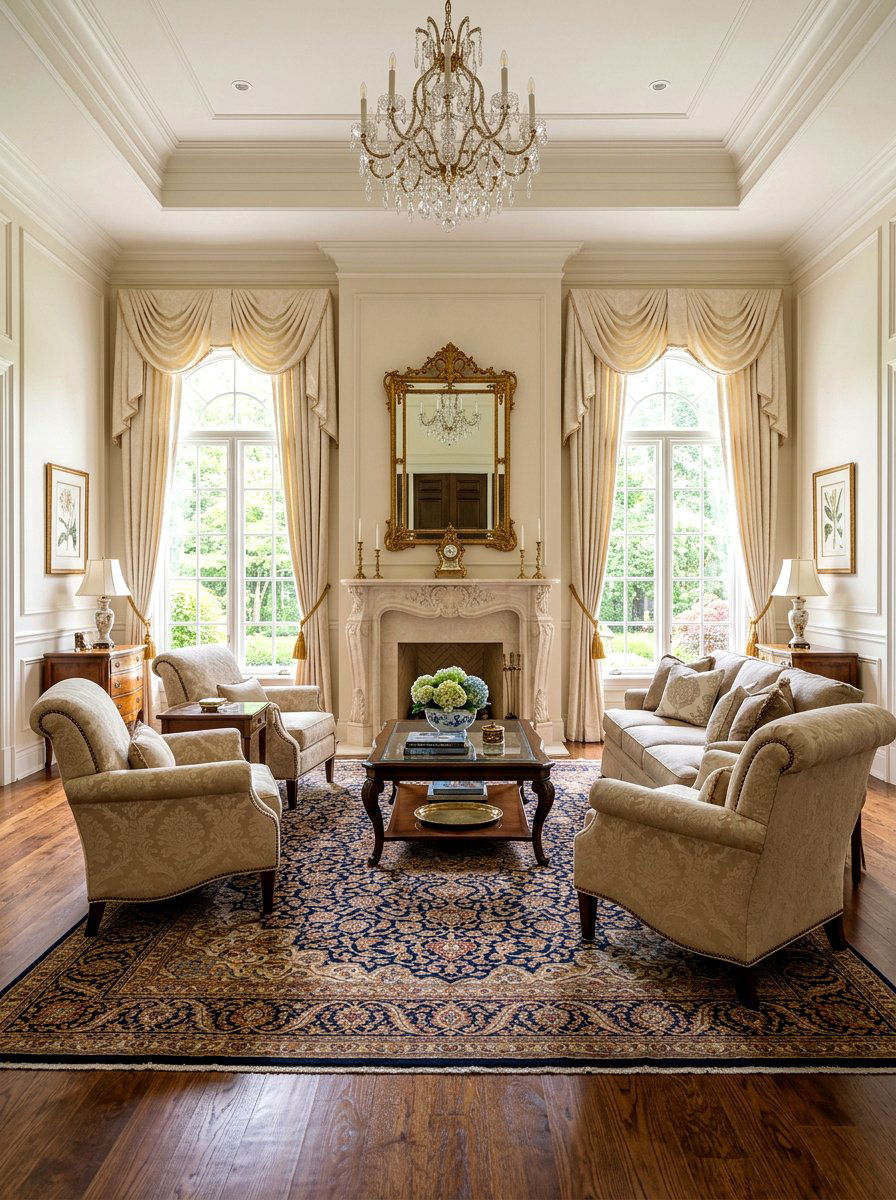 Traditional Neutral Living Room - 30 neutral living room ideas
