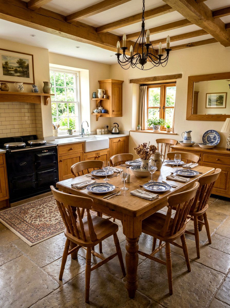 Traditional Oak Kitchen Dining - 30 kitchen dining area ideas