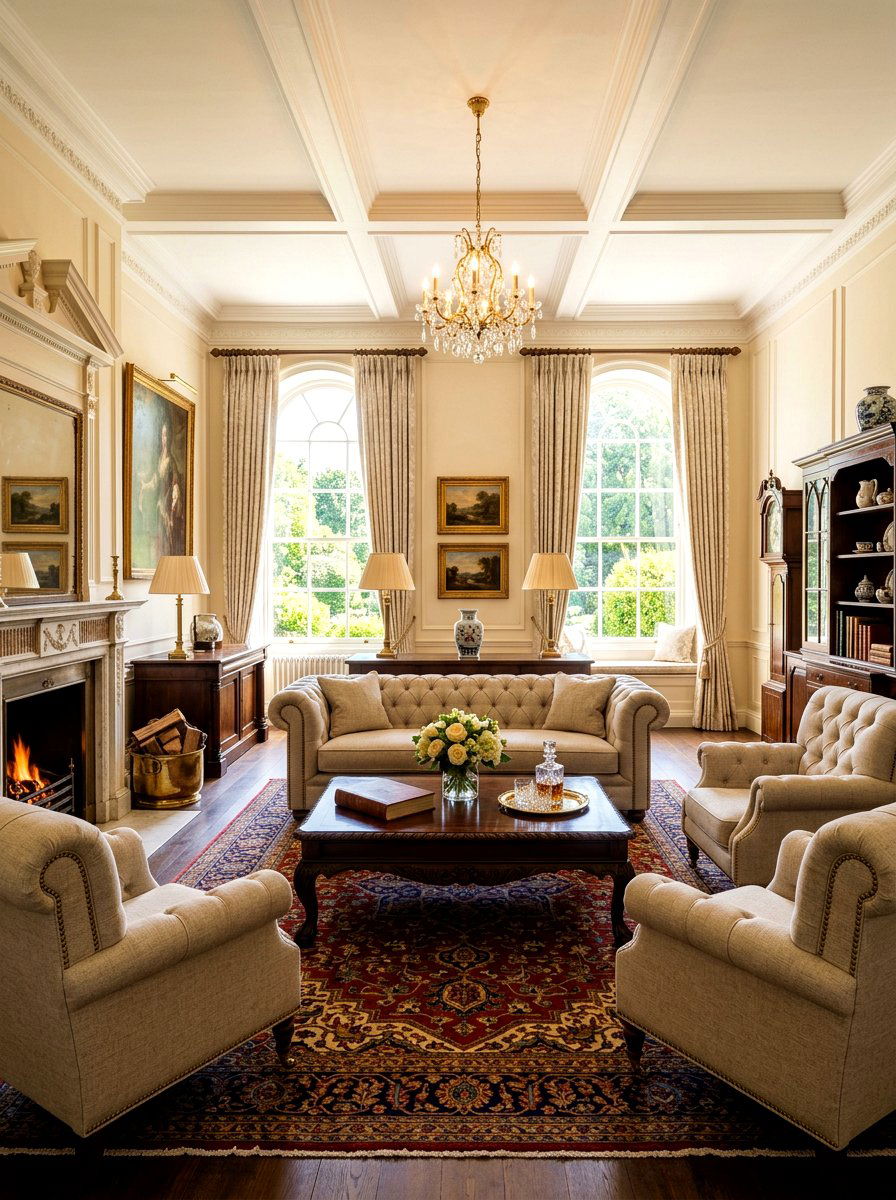 Traditional Oatmeal Living Room - 30 oatmeal living room ideas