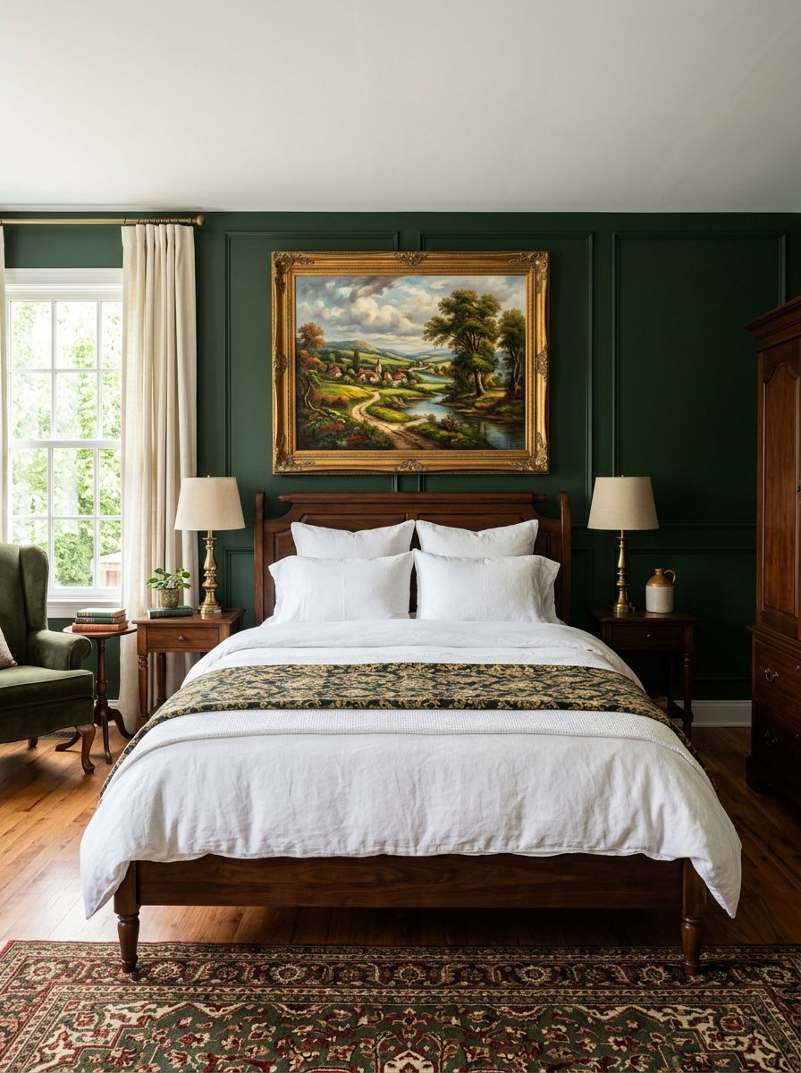 Traditional Oil Painting Bedroom - 30 heirloom bedroom decor ideas