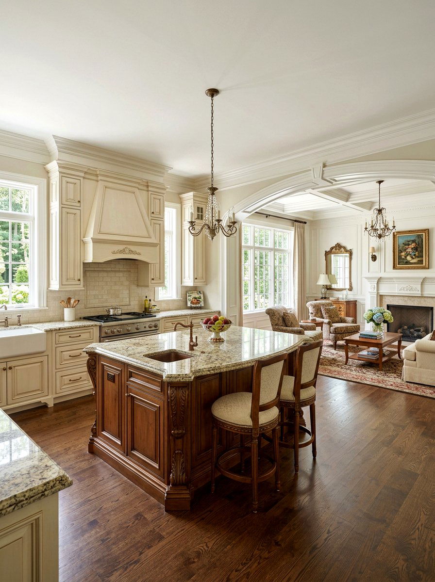 Traditional Open Kitchen - 30 open kitchen ideas