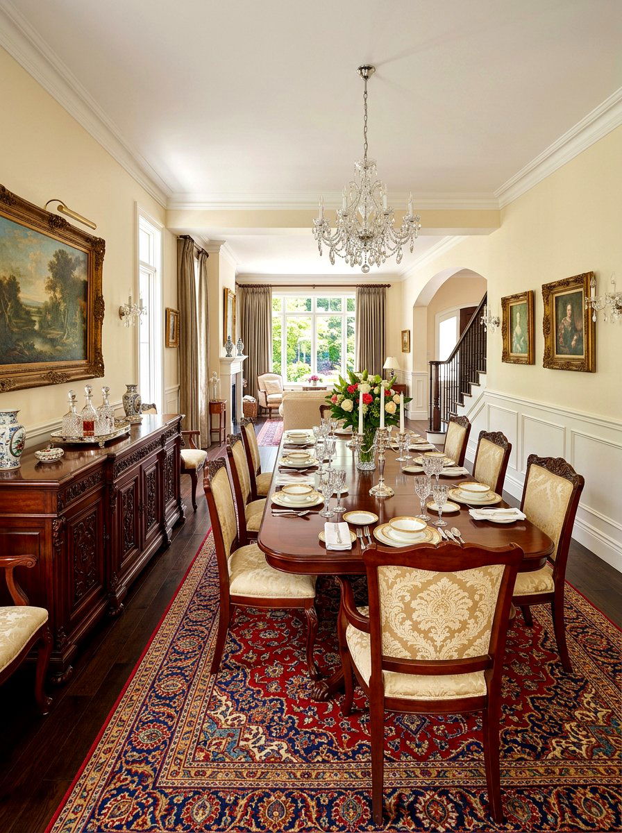 Traditional Open Plan Dining - 30 open dining room ideas