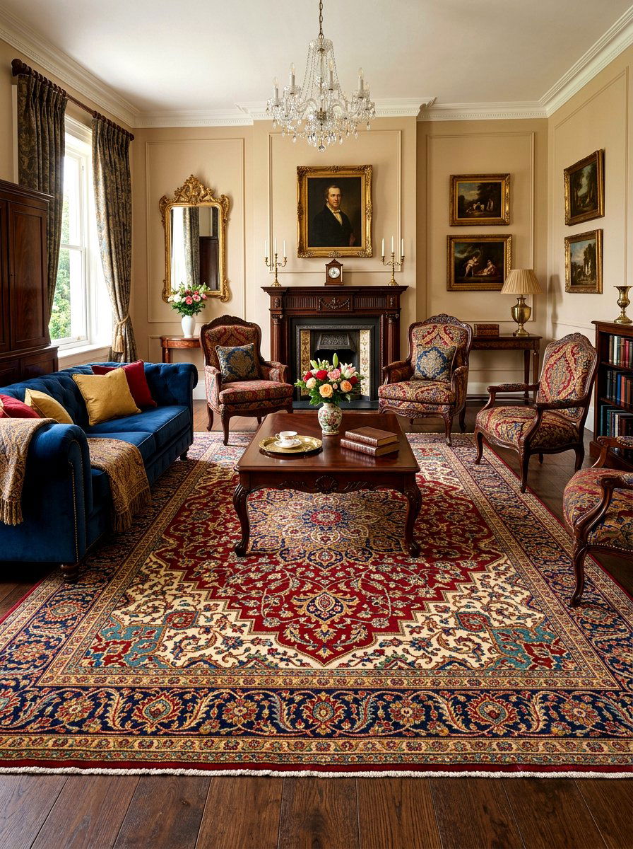 Traditional Oriental Rug Living Room - 30 living room rug ideas