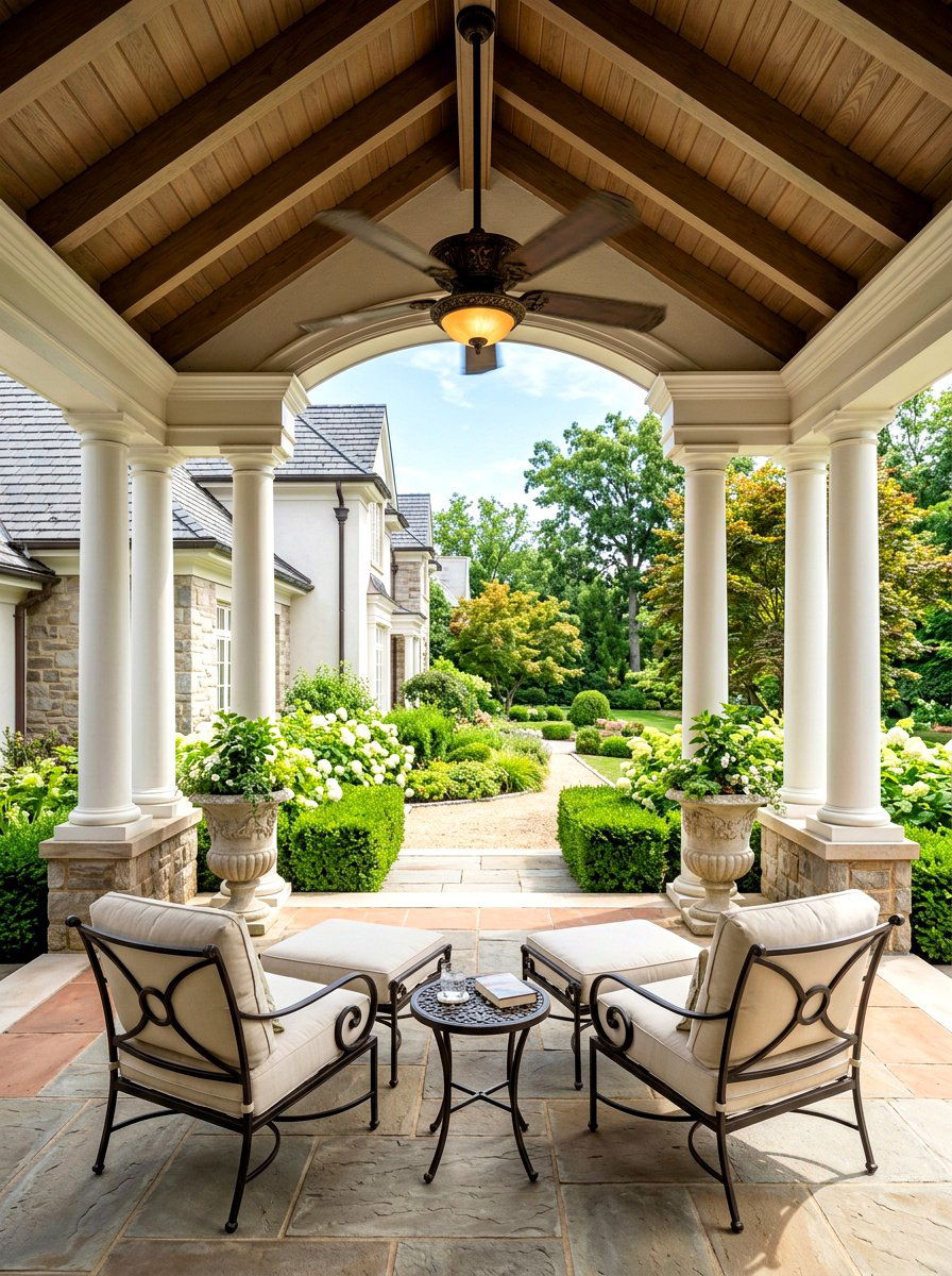 Traditional Outdoor Ceiling Fan - 30 outdoor ceiling fan patio ideas