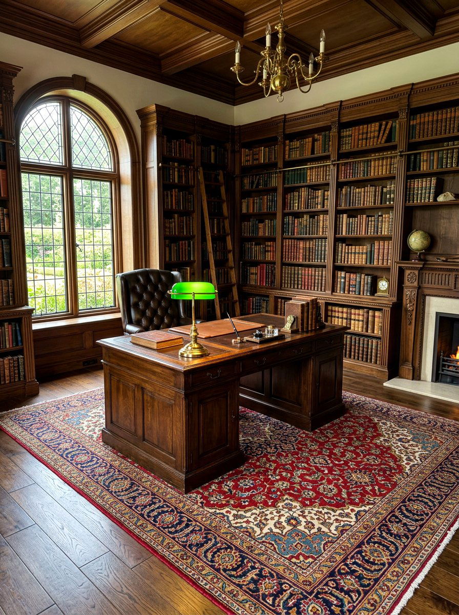 Traditional Persian Office Rug - 30 office rug ideas