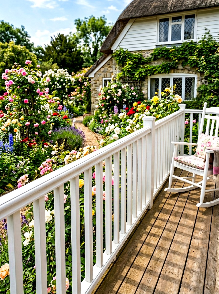 Traditional Picket Railing - 30 deck railing ideas