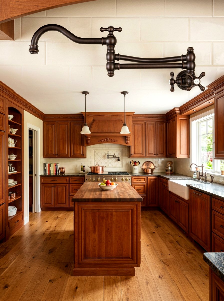Traditional Pot Filler - 30 pot filler kitchen ideas
