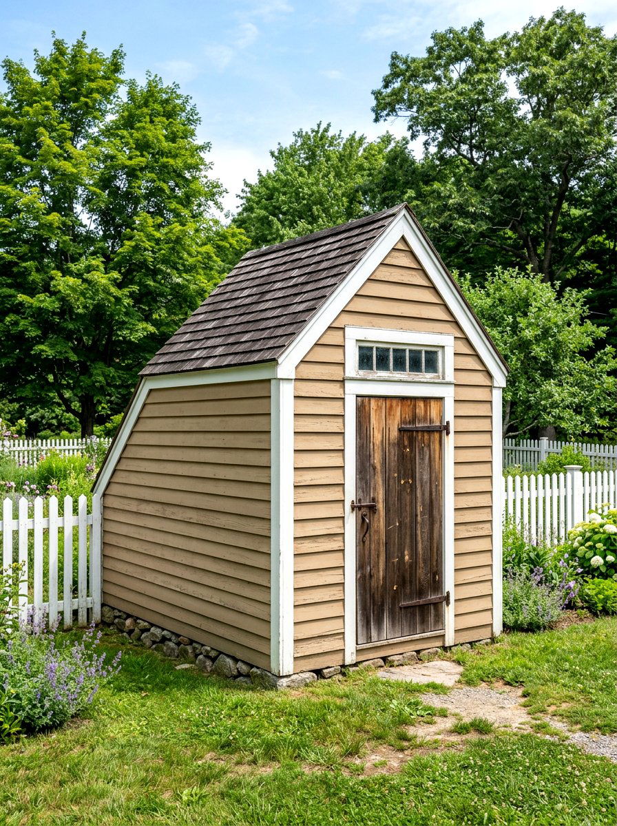 Traditional Saltbox Shed - 30 cottage shed ideas